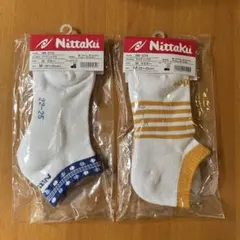 Nittaku 卓球用ソックス 2足セット 22〜25㎝
