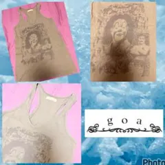 ゴア★goa★良品★COSTO,S★ピエロ柄★マッチョタンクトップ★肩甲骨見せのサムネイル