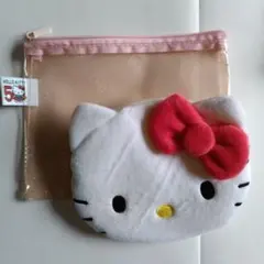 ハローキティ 50周年記念 ポーチ2種