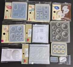 ハンドメイド レジン シリコンモールド セット アクセサリー