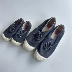 親子でおそろい★ 送料込みBENSIMON スニーカー ネイビー 大人 子ども