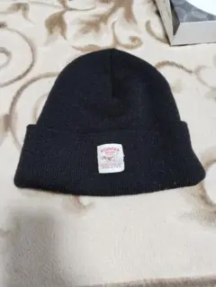 美品 ポインター ニットキャップ Made in USA ビーニー ブラック