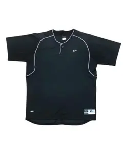 【野球】NIKE ベースボールシャツ　トレーニングシャツ　XL 黒