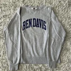 【美品】　BEN DAVIS グレー　スウェット