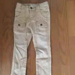 ユニクロ スキニージーンズ 110センチ 未使用 ベージュ