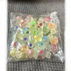 蓄光 ミニフィギュア インテリア 置物 24個セット キノコのサムネイル