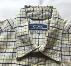 オーシャンパシフィック　チェックシャツ　厚手の綿シャツ　長袖　L　ジャケット