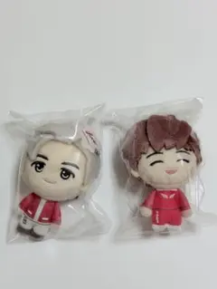 BTSTinyTAN RM J-HOPE ぬいぐるみキーチャーム 2個セット