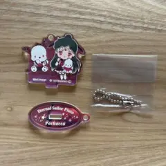 セーラームーン　サンリオ　コラボ　アクスタ　ミニアクリルキーホルダー　プルート