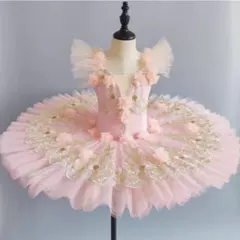 10着おまとめ】バレエ衣装 ピンクリボンとレースが可愛い♡110～130