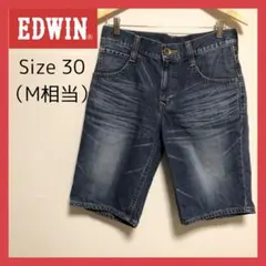 エドウィン EDWIN KS0024 ウエスタン ハーフパンツ 古着 30 M