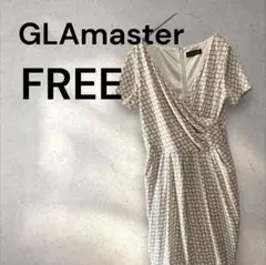 グラマスター　ワンピース　ジオメトリック柄　カシュクール　F