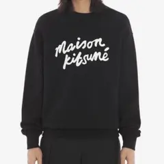 大幅値下げ メゾンキツネhandwritingcomfortsweatshirt - メルカリ