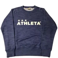 ATHLETA デカロゴ スウェットトレーナー 紺 Mのサムネイル