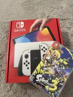 新品同様 Nintendo Switch 有機ELモデル プラトゥーン3 セット
