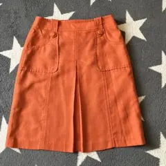 オレンジ 膝丈スカートのサムネイル