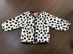 BABY DOLL ダルメシアン柄 フリースジャケット 80