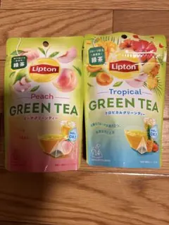 阿部亮平 Lipton ピーチ＆トロピカル グリーンティー ティーバッグ 2袋のサムネイル