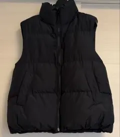 美品 GU ヒートパデッドオーバーサイズベストS