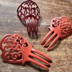 中古品【フラメンコ　ペネタイ】※橙✖️２点 ※赤系✖️１点