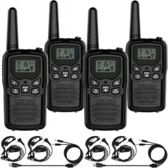 【M2323-114-89】インカム 特定小電力 トランシーバー 4台セット M2323-114-89】インカム 特定小電力 トランシーバー 4台セット - メルカリ
