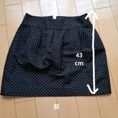 ZARA　ドットスカート　Sサイズ