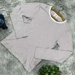 【BEAUTY&YOUTH UNITED ARROWS】ボーダーTシャツ(S)白