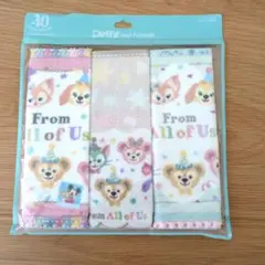 ダッフィー & フレンズ　ミニタオル3枚セット