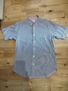 BEAUTY & YOUTH ストライプ 半袖シャツ