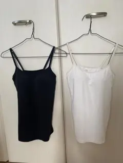 ユニクロ エアリズム ブラトップ キャミソール 黒と白2枚セット