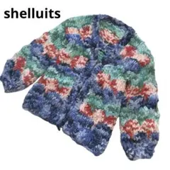 shelluits シェルーツ カーディガン カラフル オーバーサイズ もこもこ