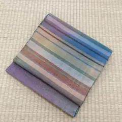 正絹 夏 八寸 名古屋帯 絹藤布 赤城玉 お洒落 逸品 美品 - メルカリ