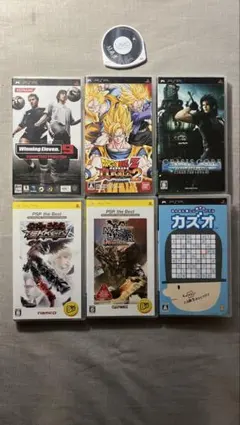 PSP ゲームソフトセット 6本 ケース無し1本