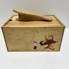 Winnie the Pooh プーさん靴磨き台 シュークリーンボックス 収納