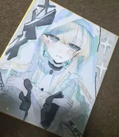 魔法少女ノ魔女裁判 まのさば 氷上メルル 手描きイラスト