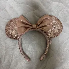 ミニーマウス　カチューシャ ローズゴールド