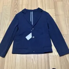 新品未使用☆コムサイズム　紺色　ストレッチポンチ　ジャケット130㎝