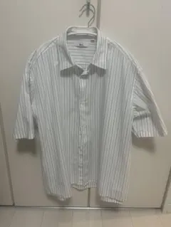 UNIQLO ストライプ 半袖シャツ M