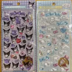 ボンボンドロップシール　サンリオ　クロミ　シナモン　2枚