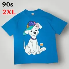90s Disney 101 Dalmatians 両面プリント Tシャツ2XL