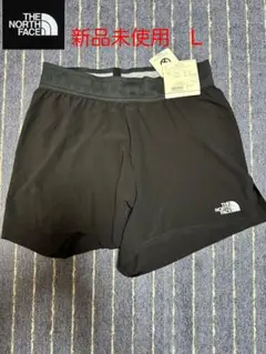 ハヤテレーシングショーツ ノースフェイス　ランニングパンツ　マラソン　ハーフ　黒