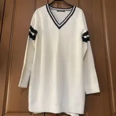 INGNI ホワイト Vネック セーター