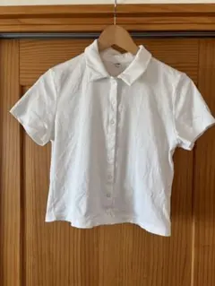 UNIQLO ホワイト 半袖ポロシャツ　4/19