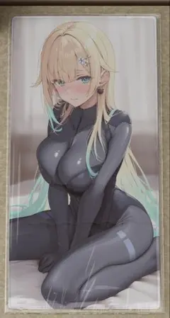 藍沢エマ プレイマット デスクマット ラバーマット 美少女 アニメ