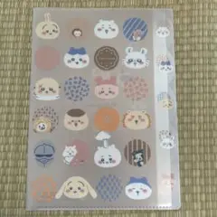 ちいかわダイカットクリアファイル5P 美品