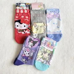 キャラクターソックス　キッズ靴下　15〜20㎝　女の子セット