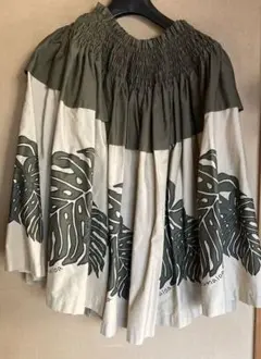 フラダンス用モンステラ柄スカート