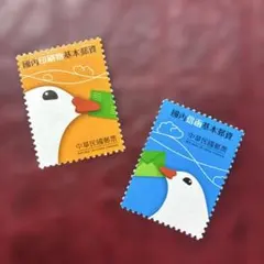 78405セール現品限　外国切手　台湾発行鳥2種揃
