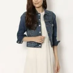 カバーオール デニムジャケット