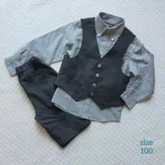 COMME CA ISM シャツ・SMART PRINCE ベスト＆パンツセット